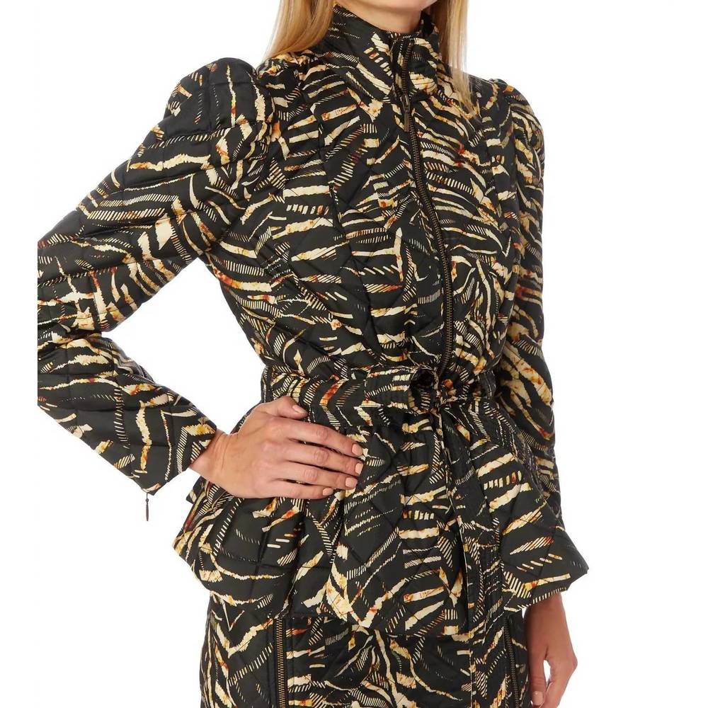 MARIE OLIVER raven jacket in zebra